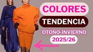 The 9 Colors that WILL DOMINATE Fall-Winter 2025/2026