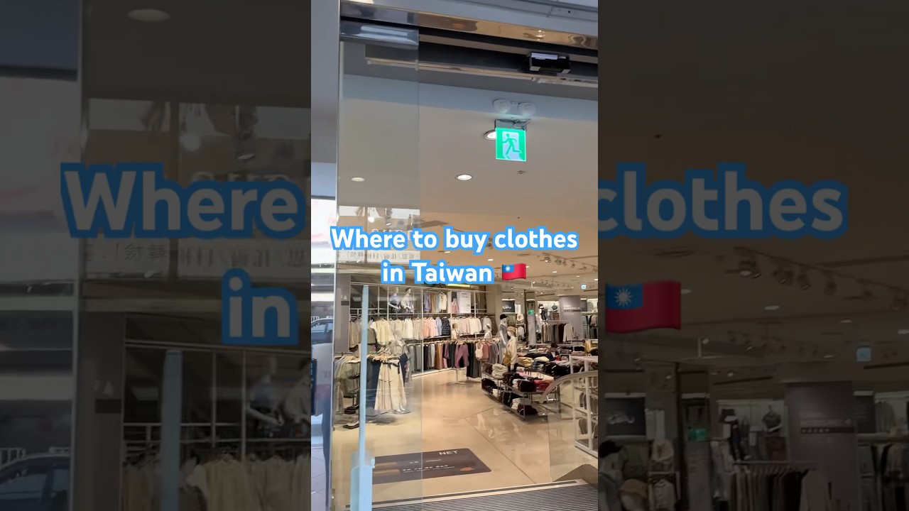 Taiwan Fashion Shopping #taiwantravel #taiwanshopping #taiwan