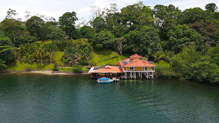 Move-in-ready, two Houses with private beach and an impressive waterfront in Bocas del Toro, Panama