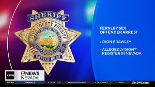 Tip from Fernley resident resulted in the arrest of a non-compliant sex offender Details