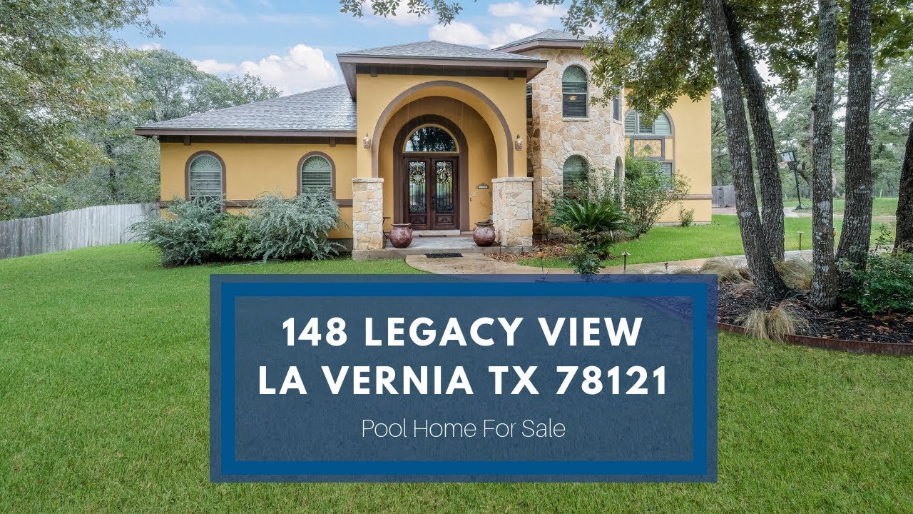 Beautiful Home in La Vernia TX │Pool Home for Sale YouTube
