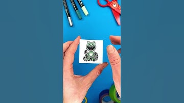 Paper Craft Trick with Creepy CatNap by Smiling Critters #smilingcritters #papercraft #trick #catnap