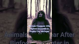 Animals started disappearing after Bigfoot sighting
