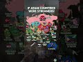 If ASIAN Countries Were STREAMERS! 🔴🌏 #countryballs #mapping #shorts