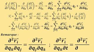 Mécanique Analytique Et Vibrations Equations Deuler-Lagrange Eel Partie1