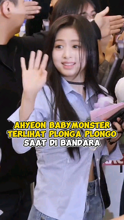 Ahyeon Babymonster terlihat plonga plongo di bandara #kpop #shorts