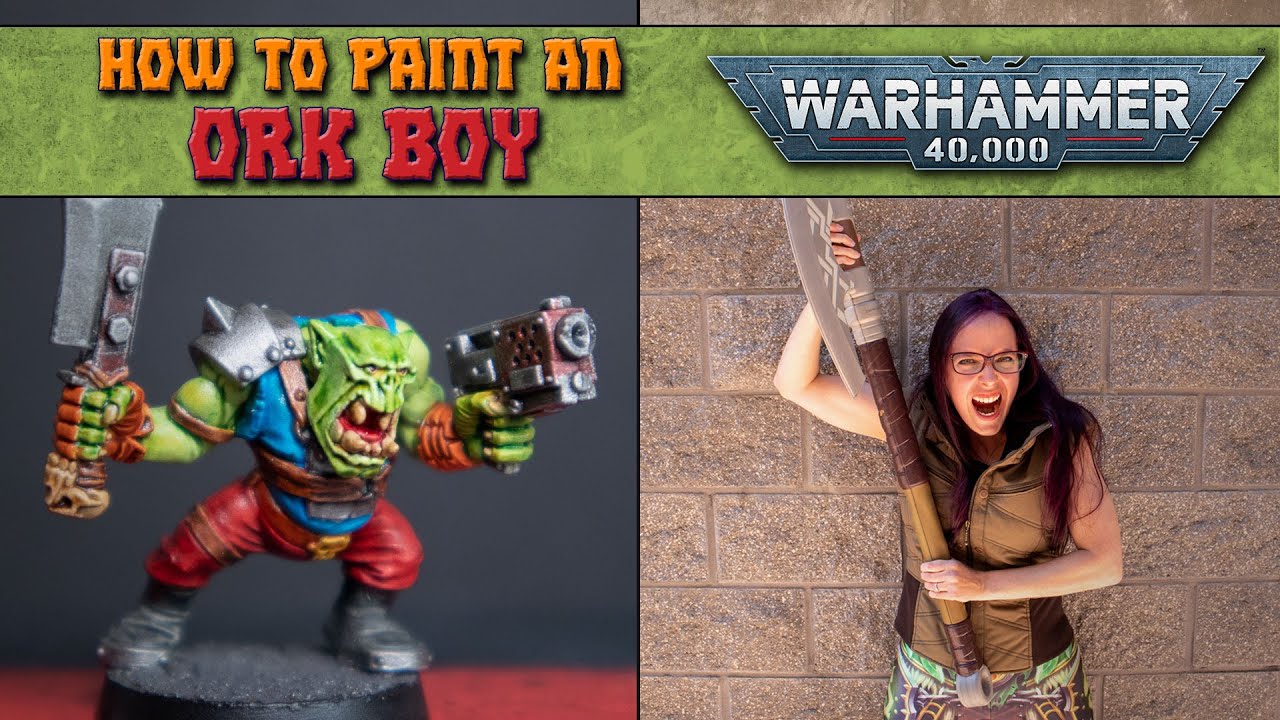 Guide de Peinture : Boyz Ork de la Première Édition de Warhammer 40,000 -  Citadel Colour