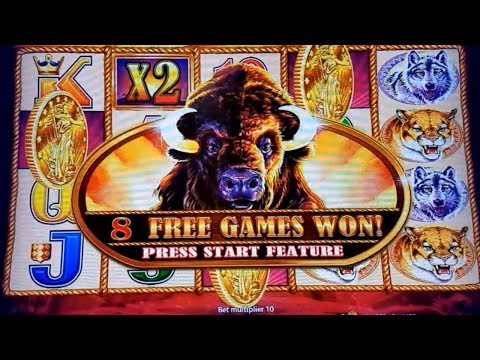 Buffalo Gold Slot Machine $6 Max Bet BONUSES Won & BIG Buffalo Line Hit | Live Slot Play w/NG