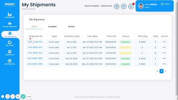 Shipper  How to view bids