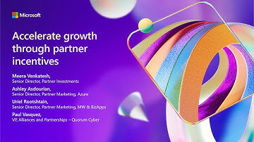 Accelerate Growth through Partner Incentives | BRK338