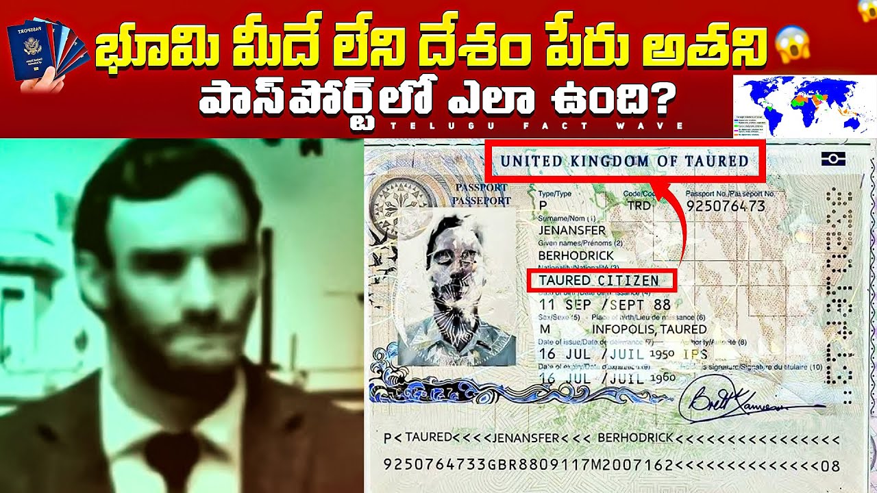 He Arrived from a Country That Doesn’t Exist – Taured Mystery Explained