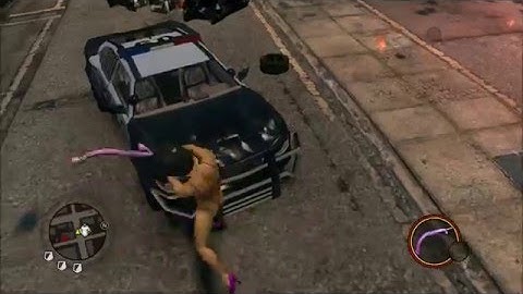 Saints Row 3 Messing Around With Cheats and a Hilarious Weapon!