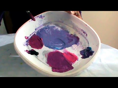 Video: Cómo Mezclar Pintura Violeta