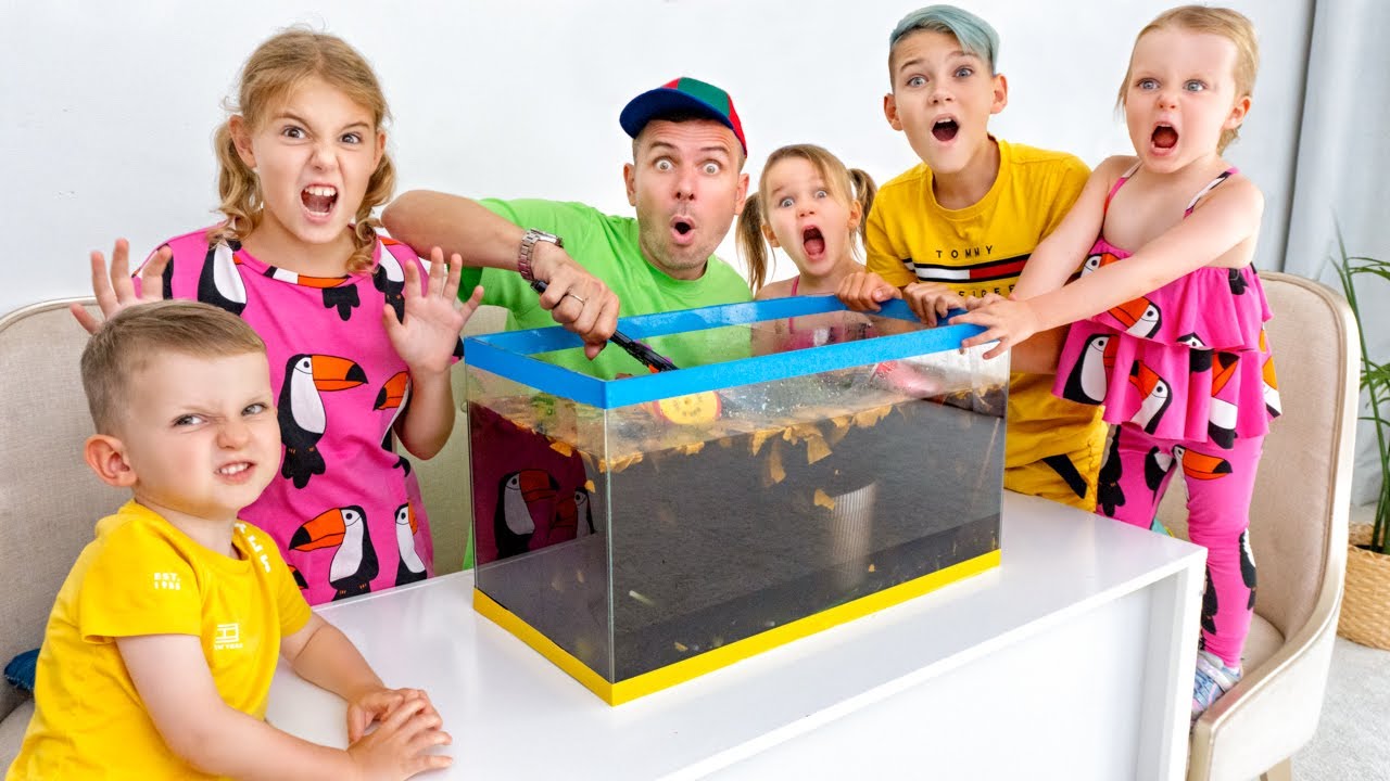 ⁣Five Kids Sink or Float | Cool Science Experiment for Kids | Educational Videos For Kids