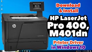 How to Download & Install HP LaserJet Pro 400 Printer M401dn Software & Driver in Windows 10 screenshot 4