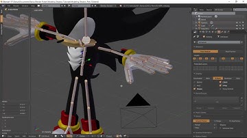 Blender Tutorial: Modeling Shadow The Hedgehog Part: 11