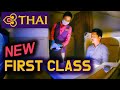 Brand new first class on thai airways 777300er  incredible service