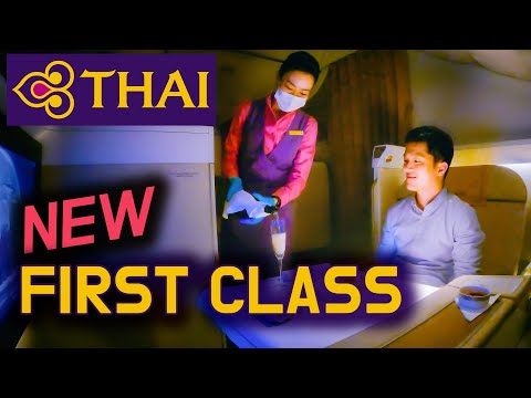 BRAND NEW FIRST CLASS on THAI AIRWAYS 777-300ER | INCREDIBLE Service!
