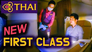 BRAND NEW FIRST CLASS on THAI AIRWAYS 777-300ER | INCREDIBLE Service!