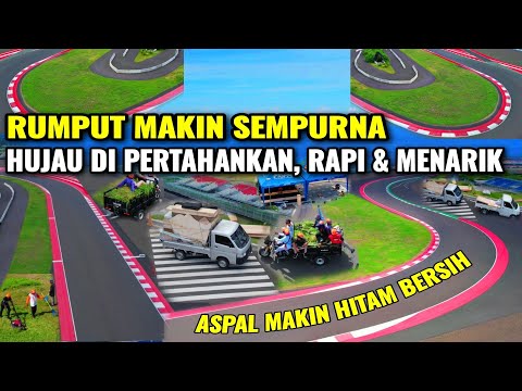 sirkuit mandalika terbaru makin indah 😍💓 &amp; progres terus sibuk berbenah demi lebih 😱😍