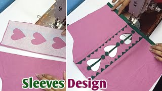 Beautiful Heart Safe Sleeves Design Cutting And Stitching Full Tutorial