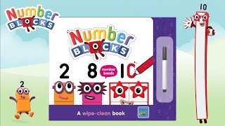 Numberblocks Number Bonds to 20 Wipe Clean Book | Tracing Numberblocks Numbers screenshot 5