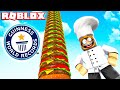 RECORD DEL MONDO - HAMBURGER ALTISSIMO SU ROBLOX!!