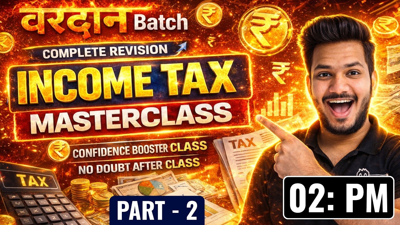 CUET PG M.COM | INCOME TAX One Shot + Full Course | CUET PG 2026 M.Com | CUET PG Commerce 2026