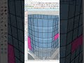 ✅DIAGONAL ON CURVED TOWER CONCEPT SKETCHUP #youtubeshorts #new #sketchup #viralvideo #trending