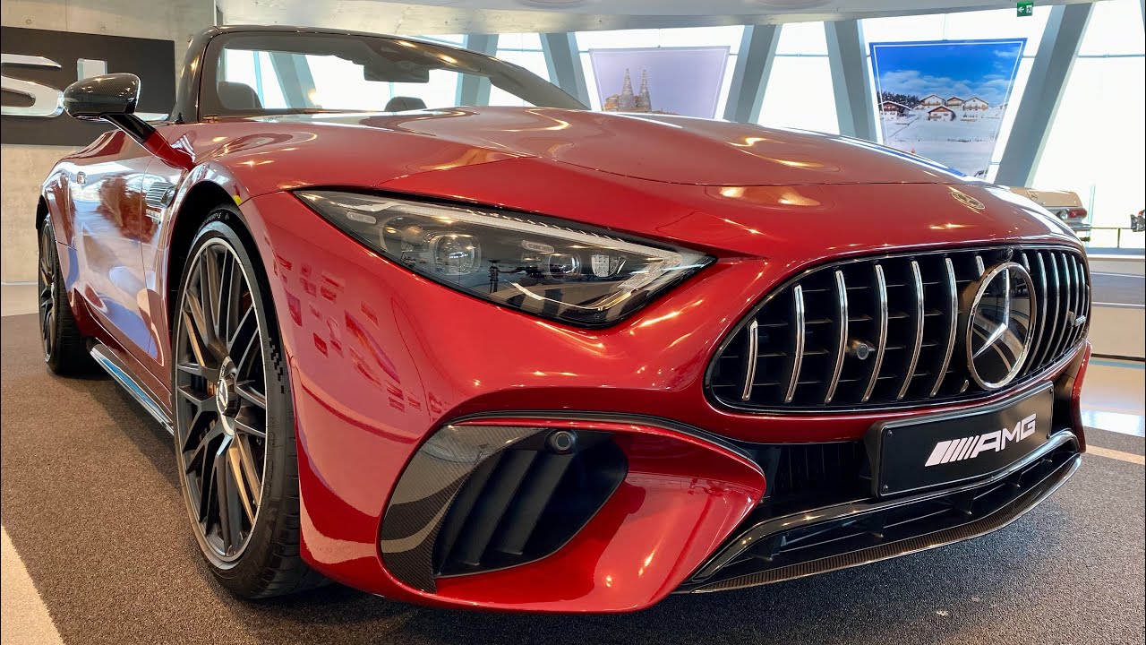 New Mercedes-AMG SL 63 Roadster (577 HP) Close Look - Supercars DD ...