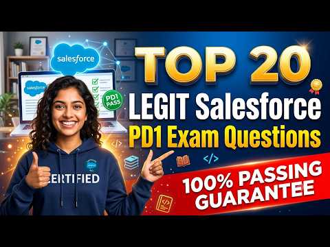 " Top 20 " Legit Questions for Salesforce Certified Platform Developer 1 Exam | 2026