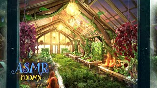 Herbology Greenhouse - Harry Potter Inspired Ambience - Plants, Cutting, Pages - Soft 3D soundscape