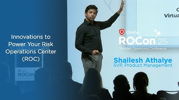 Innovations to Power Your Risk Operations Center (ROC) | Shailesh Athalye at ROCon 2025