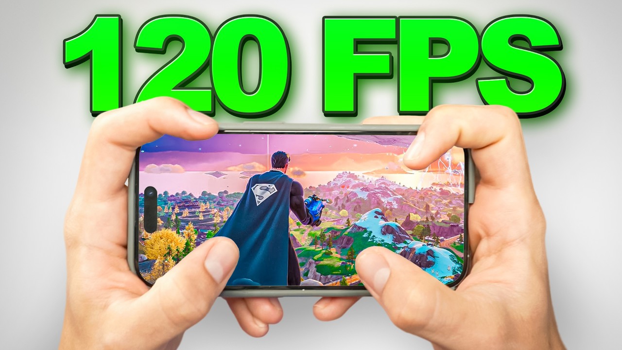 I Tried Playing Fortnite Mobile with 120 FPS…