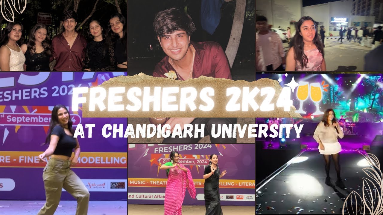 Freshers 2K24 At Chandigarh University 🥂 || Janmayjay Sapra