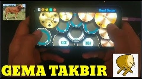 GEMA TAKBIR IDUL ADHA - USTADZ JEFRI AL-BUCHORI | REAL DRUM COVER