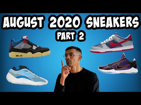 august sneaker releases 2020