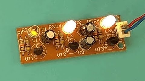 ICStation - DC 3V-15V DIY Kit 3pcs LED Cycle Flashing Light Kit Module