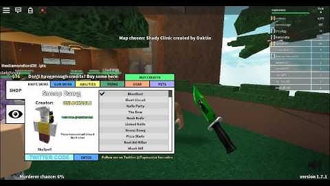 ROBLOX TWISTED MURDER | CODES