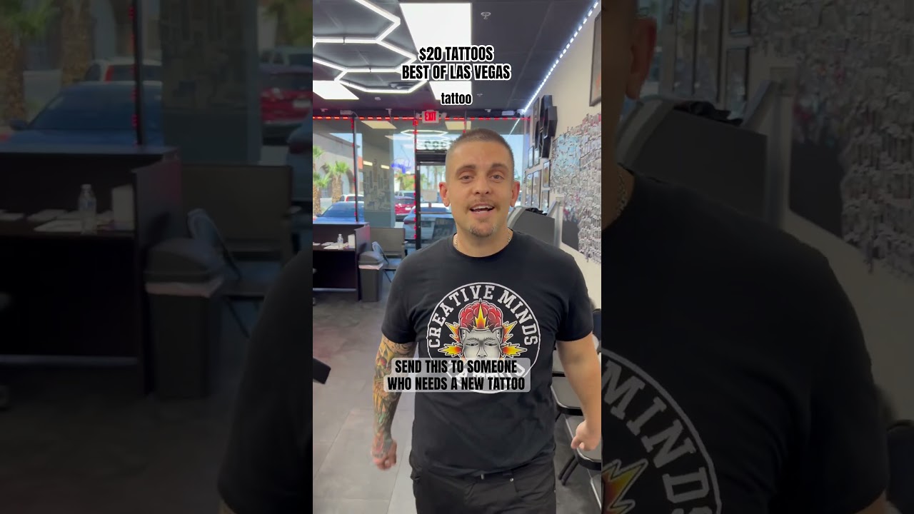 Come get tattooed at best place in Las Vegas! As low as $20 daily! 