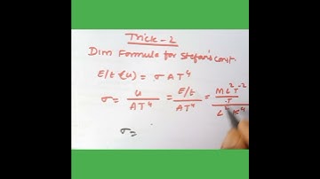 Q#1)Physics trick-2 (2021) || NEET/MAINS || #shorts | physics cheat codes |
