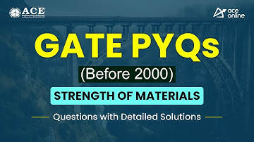GATE PYQs | Strength of Materials (Before 2000)