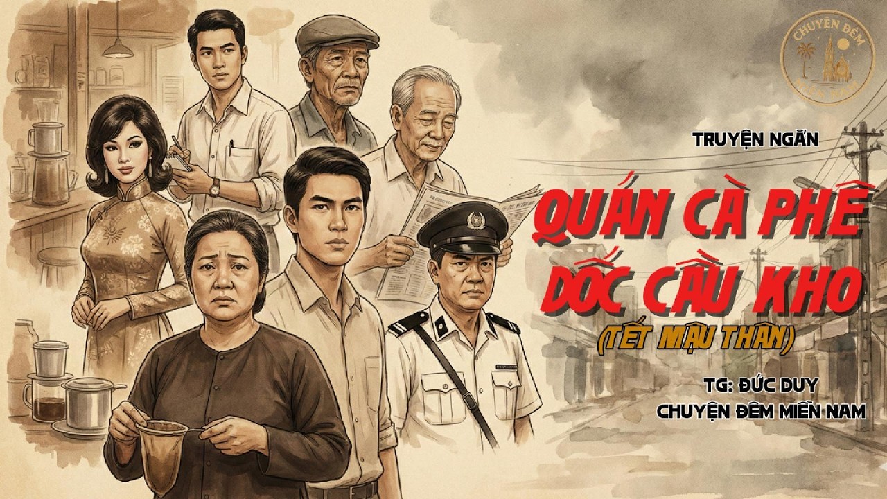 Chuyện sài gòn xưa | QUÁN CÀ PHÊ DỐC CẦU KHO | Nghe truyện dễ ngủ