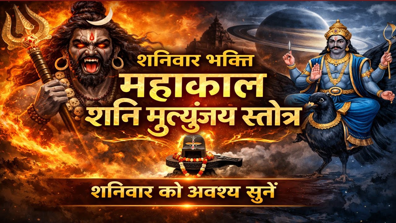 शनिवार भक्ति | महाकाल शनि मृत्युंजय स्तोत्र | शनिवार को अवश्य सुनें महाकाल शनि मृत्युंजय स्तोत्र |