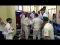 Go inside the sheds with the Aussie players