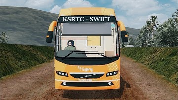 KSRTC SWIFT GAJARAJA Bus Mod In Bus Simulator Indonesia - Bussid Bus Mod - Bussid Car Mod - Bussid