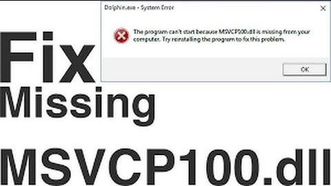 How To Fix MSVCP100.dll Missing Error Working 100% Windows 7, 8, 8.1, and 10