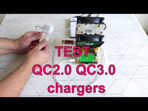 Maitinimo testavimas / QC2.0 QC3.0 charger  test / Тест быстрой зарядки / Электронная нагрузка