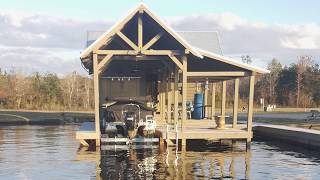 Under The Dock Of A Proteus Boat Lift