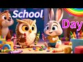 Animals’ First Day at Woodland School 🐾🍎 | Fun Learning &amp; Songs for Kids